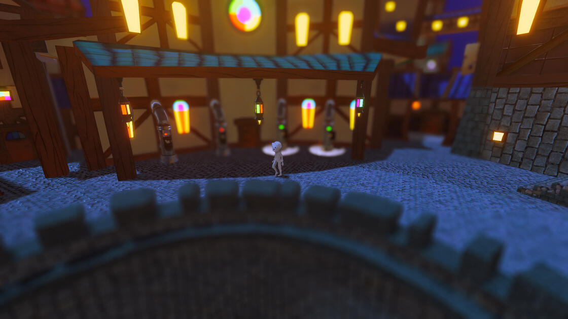 In game: the hub