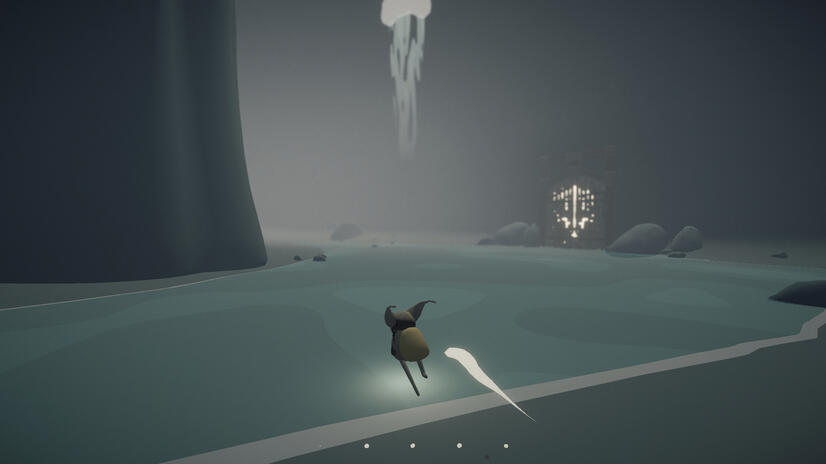 Running in the ice caves