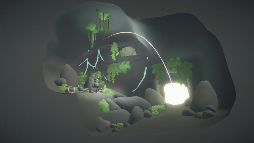 One of the hidden caves