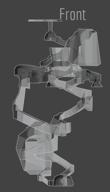 Front view of the map